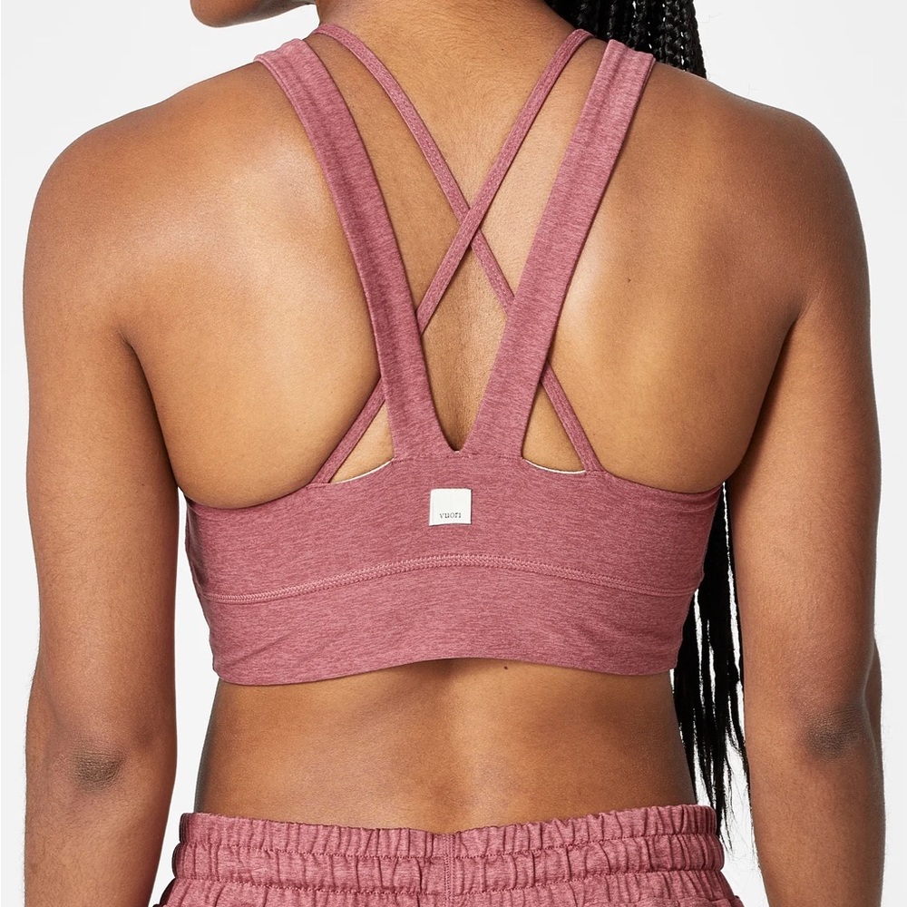 Vuori Elevation Bra in Desert Rose Heather
